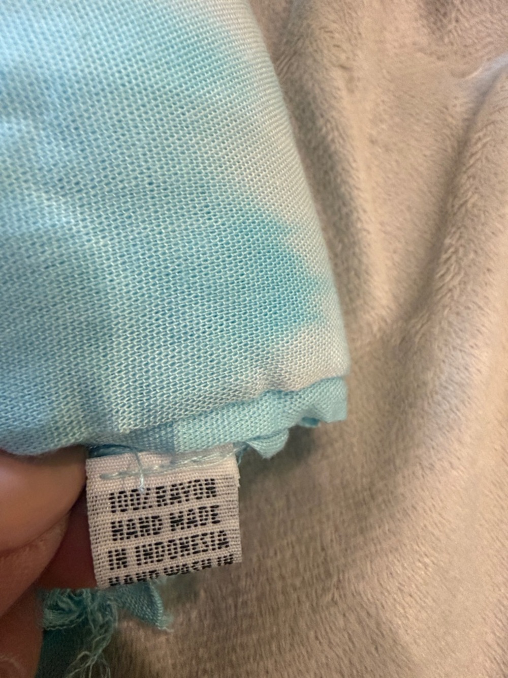 ULUWATU Bali Light Blue Tie-Dye Sarong Wrap nwt - Picture 6 of 7